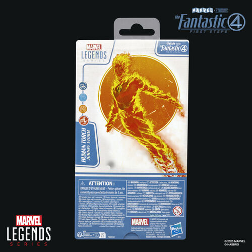 Figura Antorcha Humana Los 4 Fantasticos Marvel 15cm