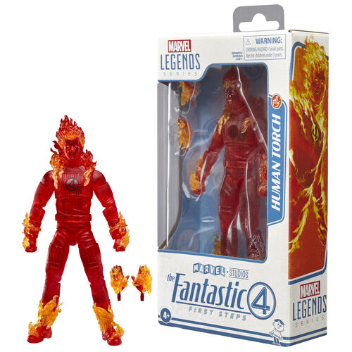 Figura Antorcha Humana Los 4 Fantasticos Marvel 15cm