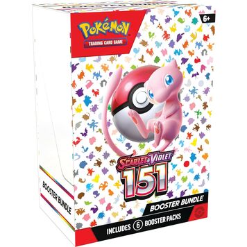 English TCG Scarlet & Violet 3.5 Booster Bundle with 6 booster packs