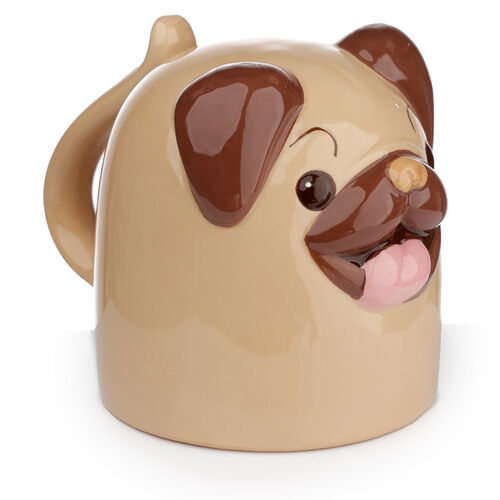 Taza 3D Perro Carlino 590ml