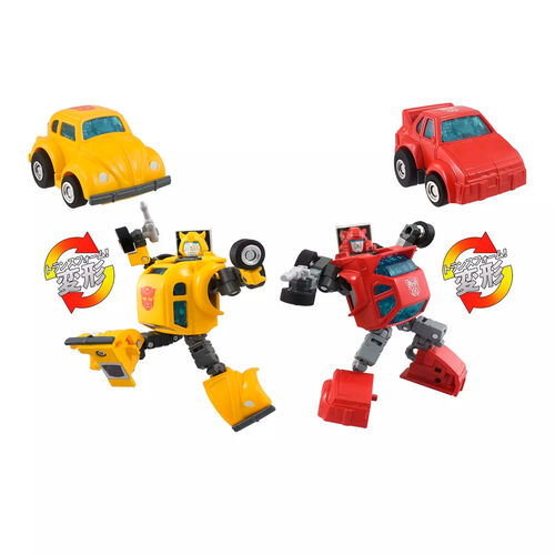 Set 2 figuras Missing Link C-09 Cybertron Hero Transformers