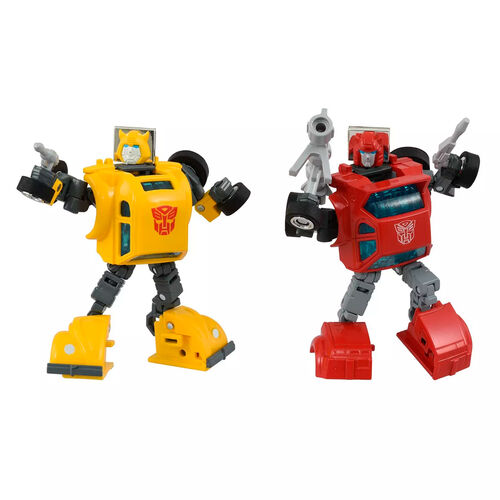 Set 2 figuras Missing Link C-09 Cybertron Hero Transformers