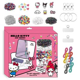 Hello Kitty and Friends Bag Clip jewellery set