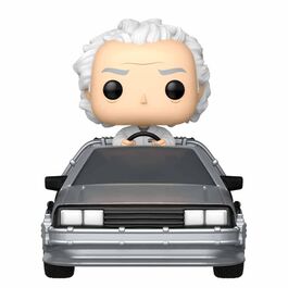 POP figure Rides Deluxe Regreso al Futuro Doc With Time Machine