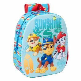Mochila 3D Patrulla Canina Paw Patrol 33cm