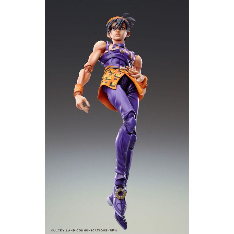 Jojos Bizarre Adventure Golden Wind Narancia Ghirga & Aerosmith Chozokado figure 15cm