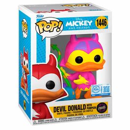POP figure Disney Mickey and Friends Devil Donald with Pumpkin Chase Exclusive