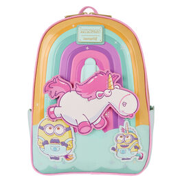 Mochila Fluffy Unicorn Minions Loungefly 30cm