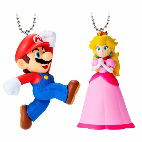 Llavero figura sorpresa Super Mario Bros 5,4cm surtido