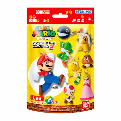 Llavero figura sorpresa Super Mario Bros 5,4cm surtido