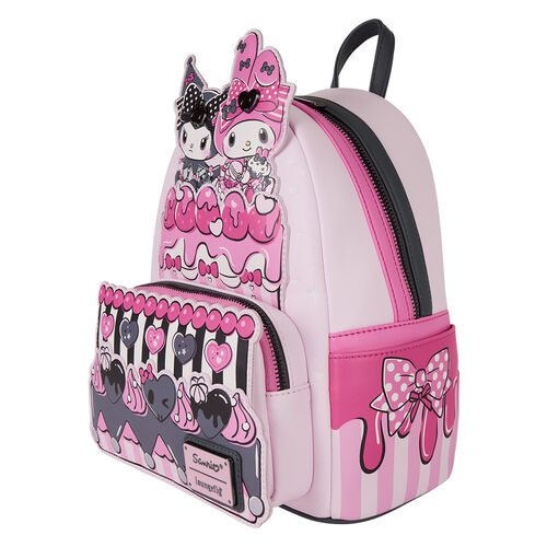 Mochila My Melody and Kuromi Sanrio Loungefly 26cm