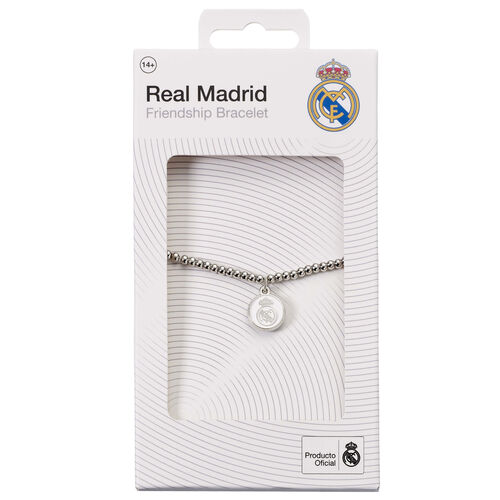 Pulsera Real Madrid plateada