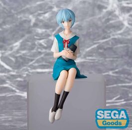 Figura PM Perching Rei Ayanami Rebuild of Evangelion 14cm
