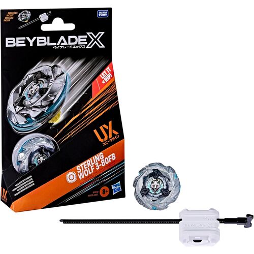 Kit inicial Sterling Wolf 3-80FB UX Beyblade X