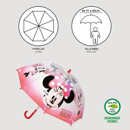 Disney Minnie manual bubble umbrella
