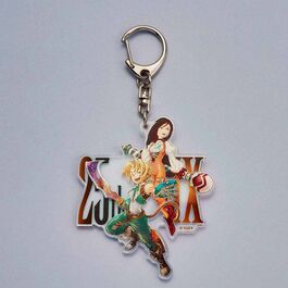Final Fantasy IX Tribal & Garnet keychain 7cm