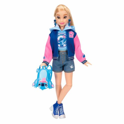 Muñeca Fashion Doll Universitaria Stitch Disney ily 4Ever 25cm
