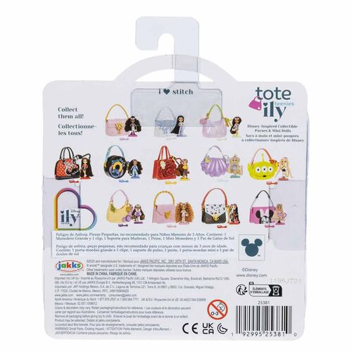 Disney Stitch ily 4Ever assorted doll + bag