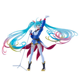 Figura Banpresto Evolve Gundam Collaboration Miku 45th Anniversary Gundam x Hatsune Miku 21cm