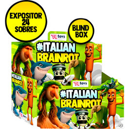 Sobre Figura + 3 Cartas coleccionables Italian Brainrot surtido