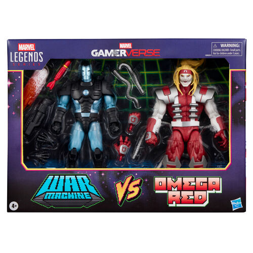 Blister 2 figuras Marvel's War Machine vs Marvel's Omega Red Gamerverse Marvel Legends Series 15cm