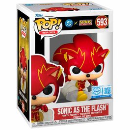 POP figure Sonic The Hedgehog DC Comics Sonic As The Flash Exclusive