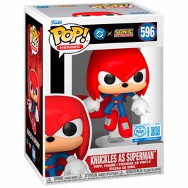 POP figure Sonic The Hedgehog DC Comics Knuckles As Superman Exclusive