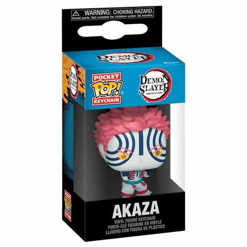 Pocket POP Keychain Demon Slayer Kimetsu no Yaiba Akaza