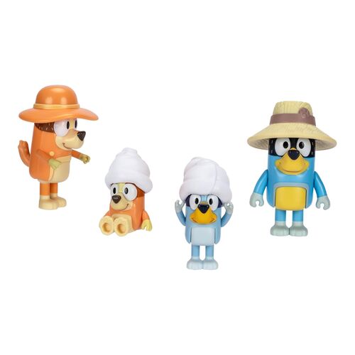 Bluey Family Trip pack 4 figures