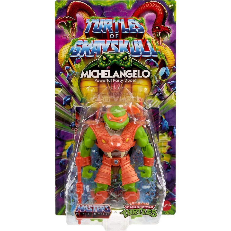 Figura Michelangelo Turtles of Grayskull Masters of the Universe 14cm