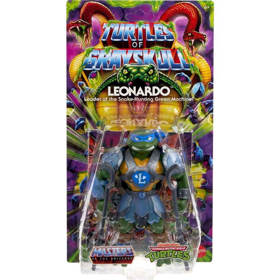 Figura Leonardo Turtles of Grayskull Masters of the Universe 14cm