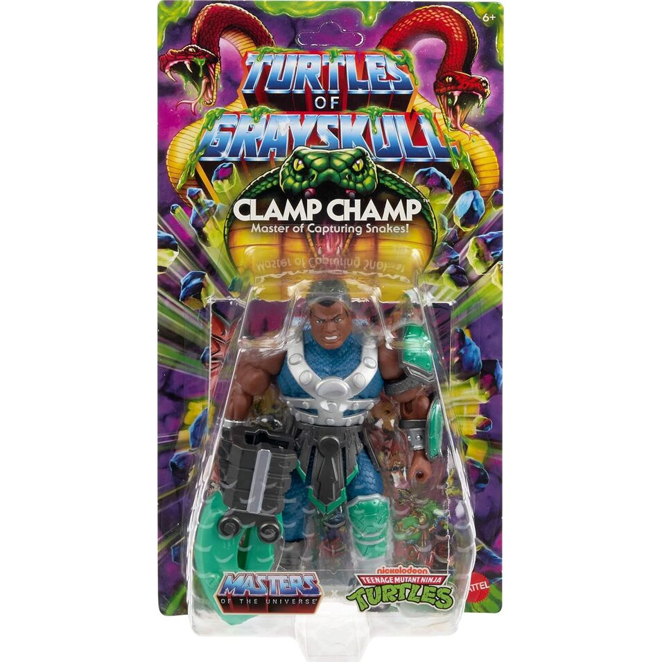 Figura Clamp Champ Turtles of Grayskull Masters of the Universe 14cm