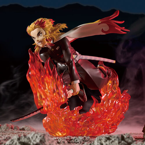 Figura Kyojuro Rengoku Vibration Stars Demon Slayer Kimetsu no Yaiba 14cm