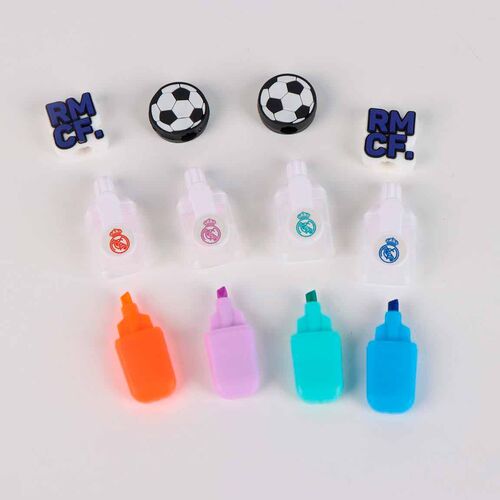 Set 4 subrayadores Real Madrid surtido