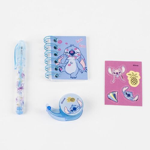 Disney Stitch Stationery mini backpack set