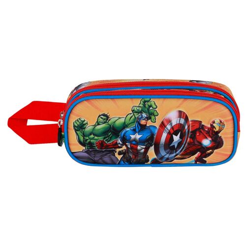 Portatodo 3D Attack Los Vengadores Avengers Marvel doble