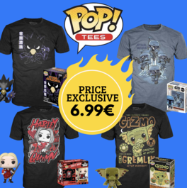 Pack oferta Funko figura POP + camiseta POP&Tee