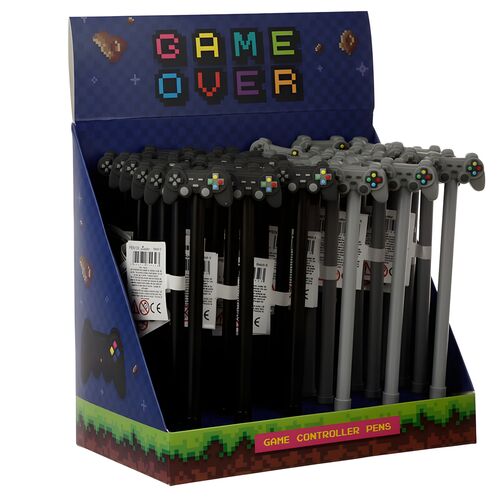 Boligrafo topper Game Over surtido