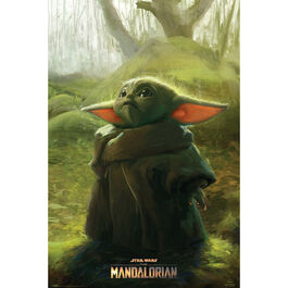Star Wars The Mandalorian Baby Yoda poster
