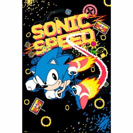 Poster Speed Sega Sonic the Hedgehog