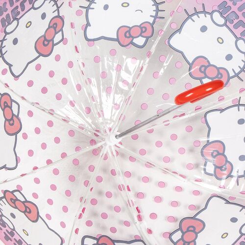 Paraguas manual burbuja Hello Kitty