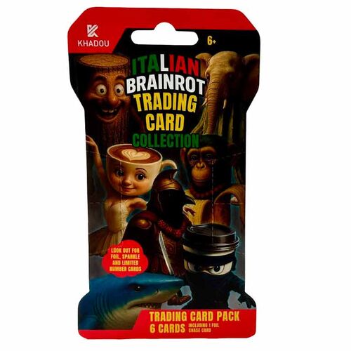 Sobre cartas coleccionables Brainrot ingles surtido