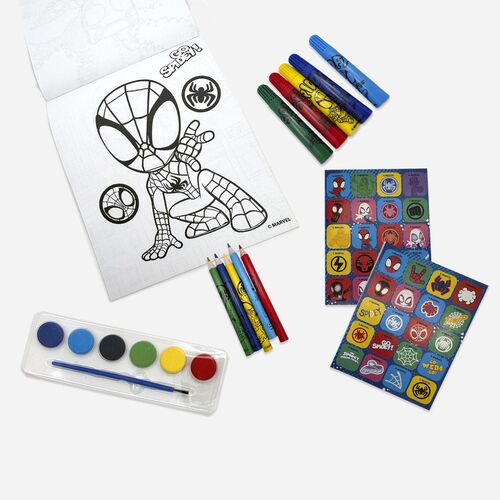 Set papeleria mochila Spidey and His Amazing Friends Marvel