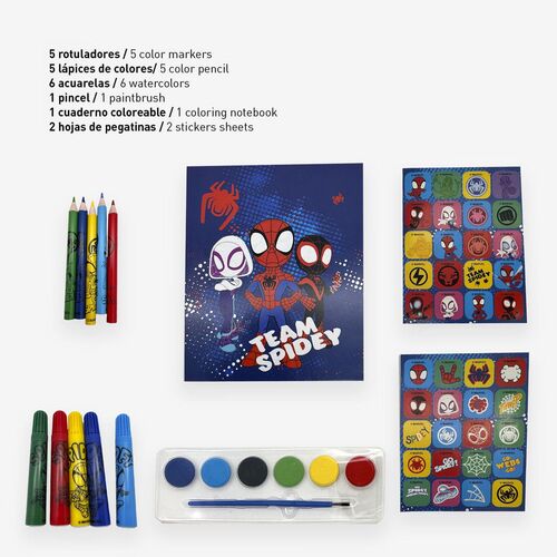 Set papeleria mochila Spidey and His Amazing Friends Marvel