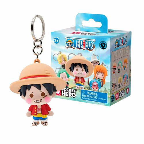 Llavero figura sorpresa One Piece surtido