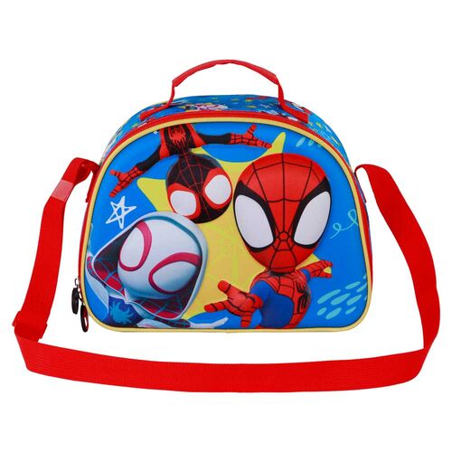 Bolsa portameriendas 3D Amazing Spidey and His Amazing Friends Marvel