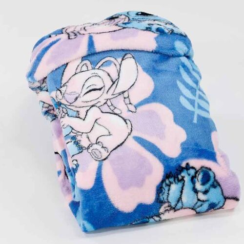 Manta coralina capucha Angel & Stitch Disney 120x150cm