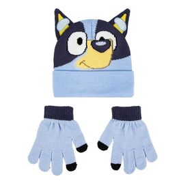 Set gorro y guantes Bluey