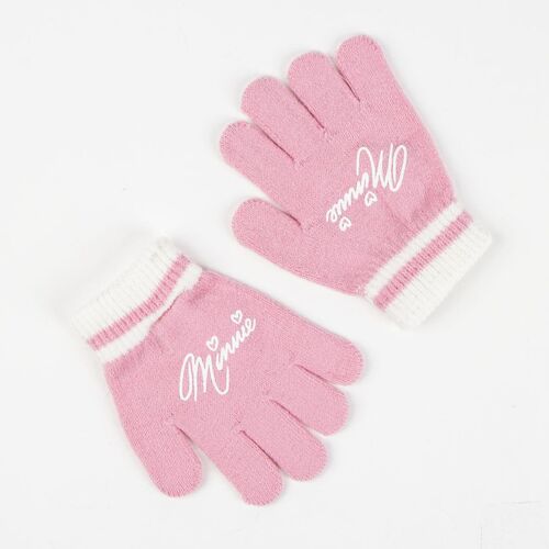 Disney Minnie winter set snood hat gloves