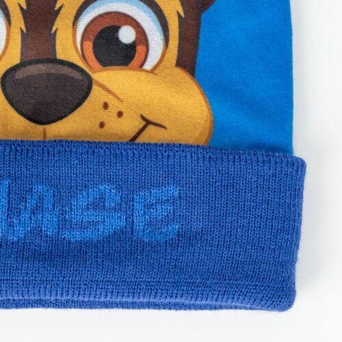 Paw Patrol Chase hat and gloves set